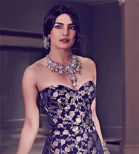 Priyanka Chopra Reception Jewellery