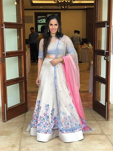 Saina Nehwal Wedding Lehenga