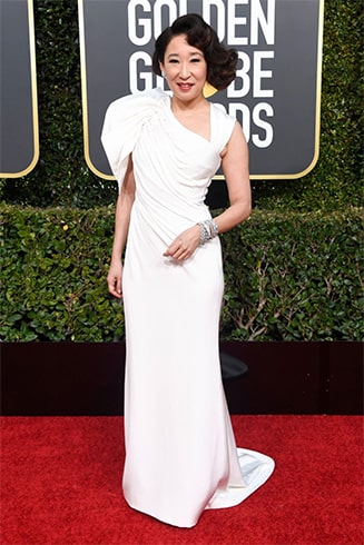 Sandra Oh Golden Globe Awards 2019