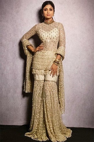 Shilpa Shetty Tarun Tahiliani Outfit