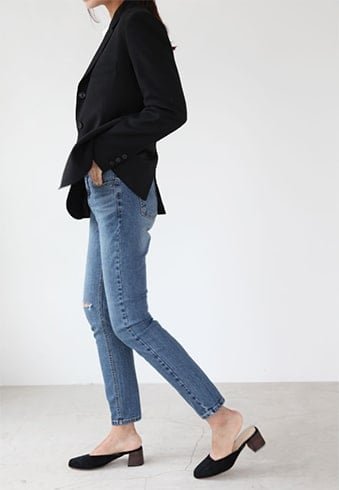 Skinny Pants With Ballet Flats
