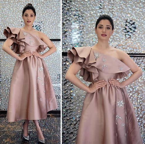 Tamannaah Bhatia Reem Acra Outfit