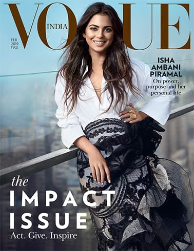 Isha Ambani on Vogue