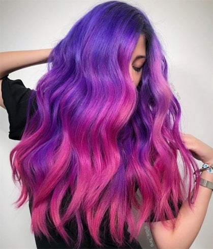 Lavender Galaxy Balayage