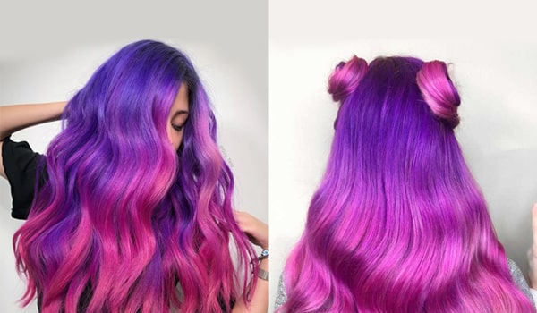 lavender blue hair dye