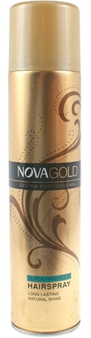 Nova Gold Super Firm Hold Hairspray