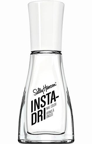 Sally Hansen Insta Dri Nail Color in White on Time