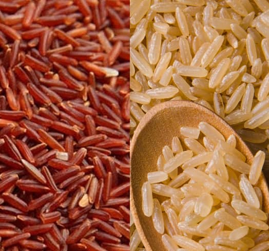 Red rice Vs Brown Rice