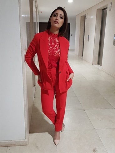 Yami Gautam Red Suit