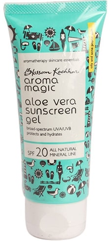 Aroma Magic Aloe Vera Sunscreen Gel with SPF 20