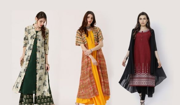 Trendy Double Layered Kurtis