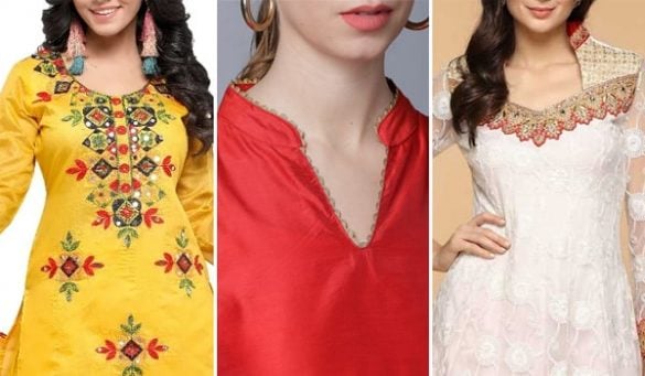 Punjabi Patiala Suit Neck Design