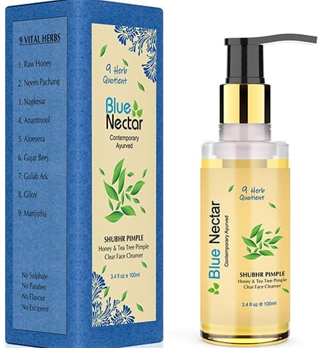 Blue Nectar Ayurvedic Pimple Clear Face Wash