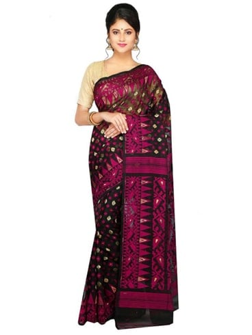 Dhakai Jamdani Sarees