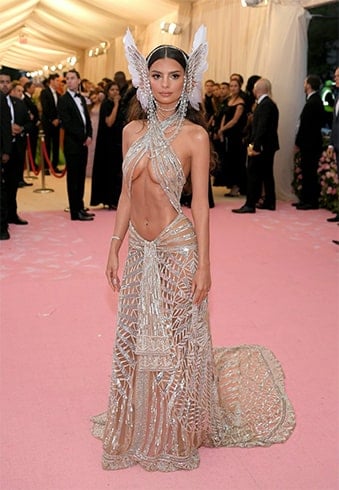 Emily Ratajkowski at Met Gala 2019