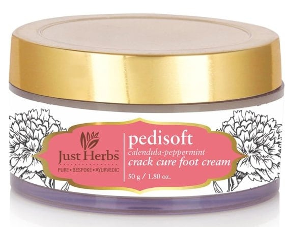 Just Herbs Pedisoft Calendula-Peppermint Crack Cure Foot Cream