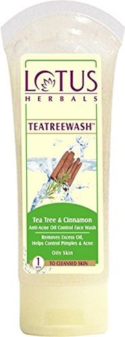 Lotus Herbals TeaTreeWash Anti-Acne Oil Control Face Wash