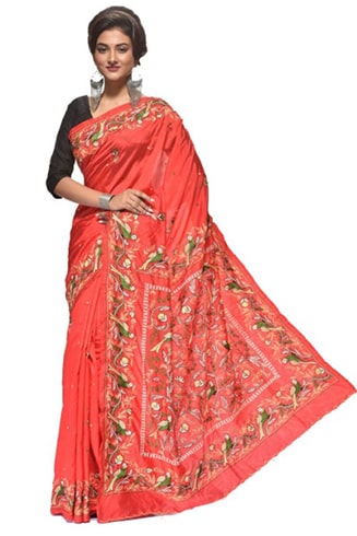 Kantha Stitch Sarees