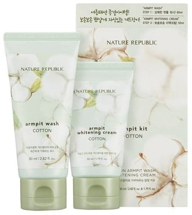 Nature Republic Armpit Wash and Whitening Cream Set