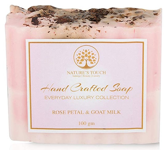 Natures Touch Rose Petal Goat Milk Soap