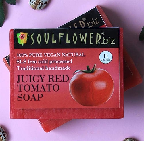 Soulflower Juicy Red Tomato Soap