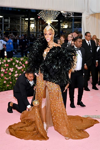 Winnie Harlow at Met Gala 2019