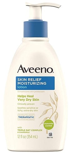 Aveeno Skin Relief Gentle Scent Lotion Soothing Oat and Chamomile