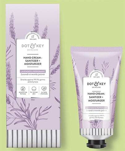 Dot and Key Hand Cream Sanitizer Moisturizer