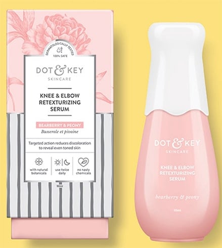 Dot and Key Knee Elbow Retexturizing Serum