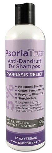 PsoriaTrax Psoriasis Relief Anti-Dandruff Tar Shampoo