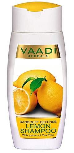 Vaadi Herbals Dandruff Defense Lemon Shampoo With Extract of Tea Tree