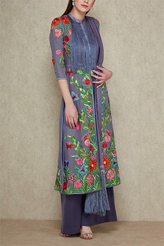 Abu Jani Sandeep Khosla Embroidery Kurta