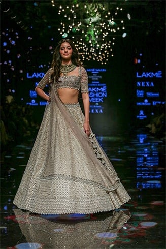 Ananya Pandey at Lakme Fashion Week Winter Festive 2019