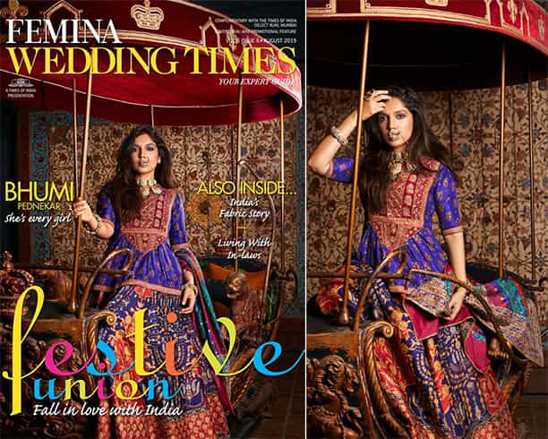 Bhumi Phednekar on Femina Wedding Times August 2019
