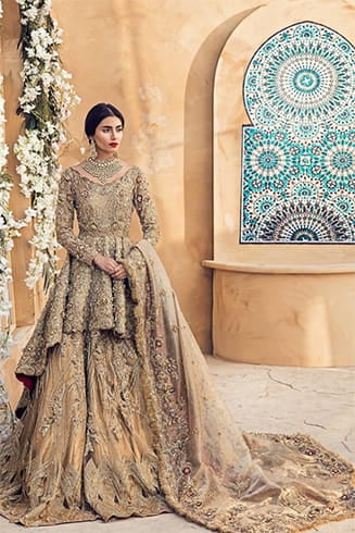 Bridal Gold Lehenga