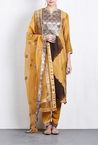 Brocade Kurta Set