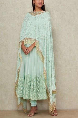 Cape Style Anarkali