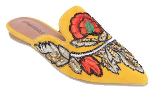 Embroidered Mules