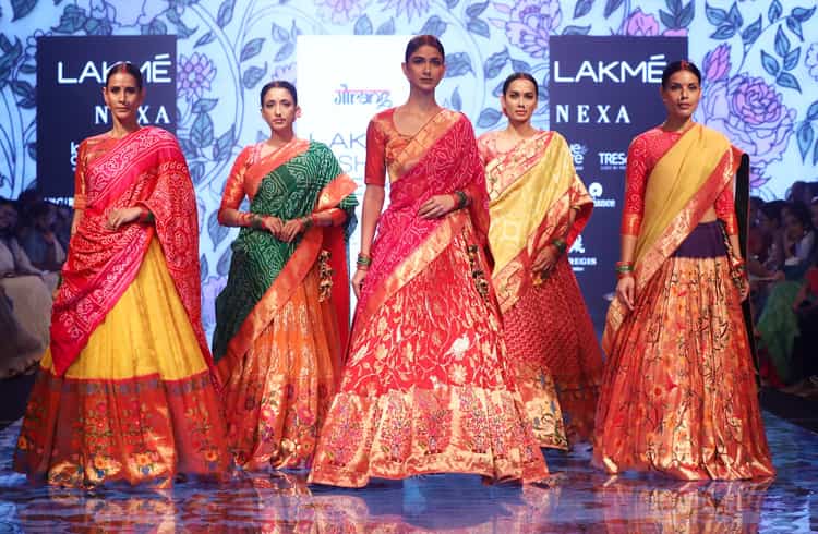 Gaurang Shah Collection at LFWWF 2019