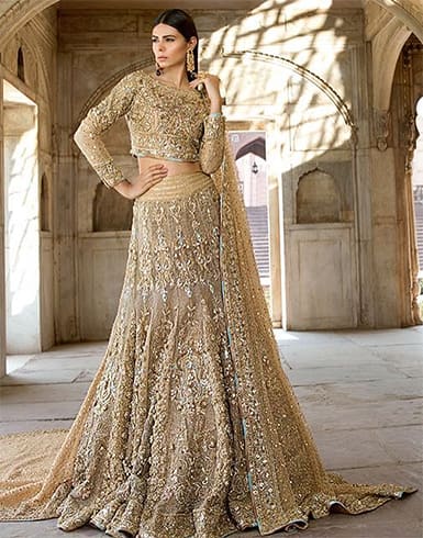 Gold Lehenga