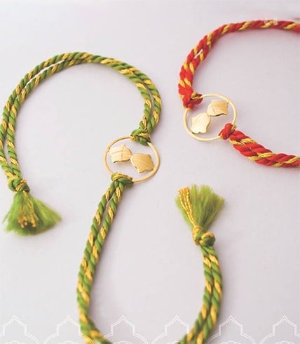 Leaf Motif Rakhi