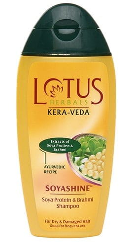 Shampooing Lotus Herbals Kera-Veda Soyashine