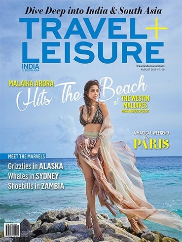 Malaika Arora on Travel Leisure August 2019