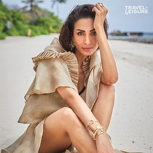 Malaika Arora Travel Leisure Magazine Shoot