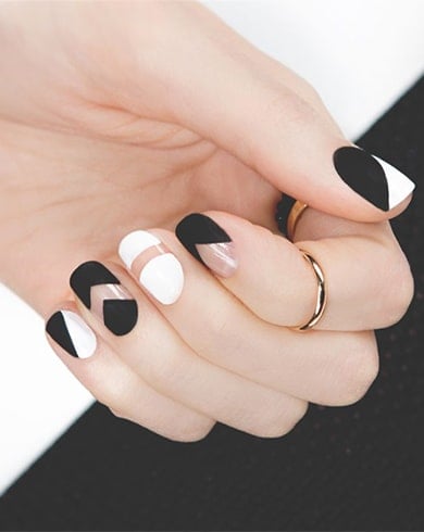 Negative Space Nail Design