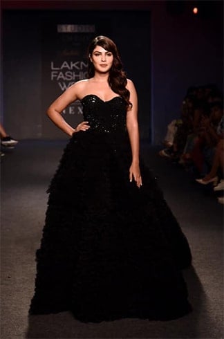 Rhea Chakraborty at Lakme Fashion Week Winter Festive 2019