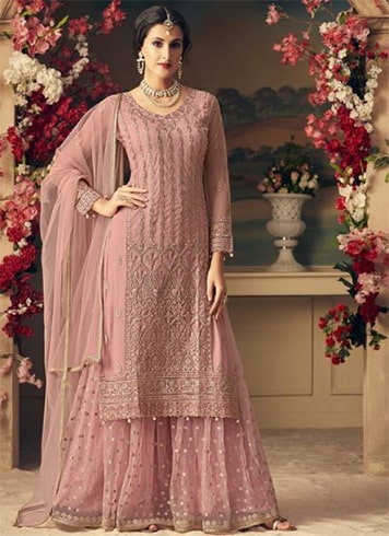 Sharara cut Lehenga