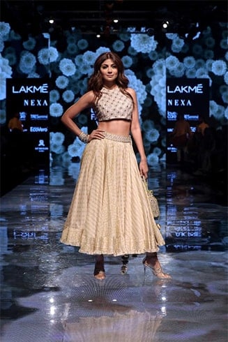 Shilpa Shetty at Lakme Fashion Week Winter Festive 2019