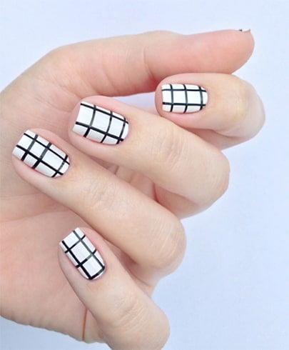 Striped Nail Art