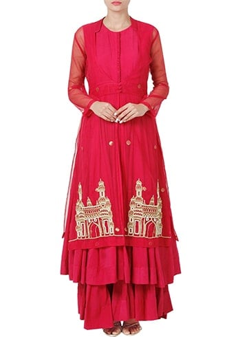 Cranberry Cape Anarkali